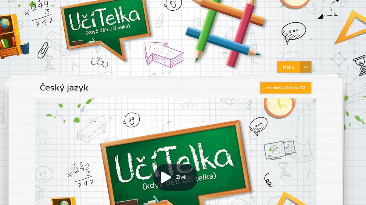 Česká televize začíná učit děti základních škol